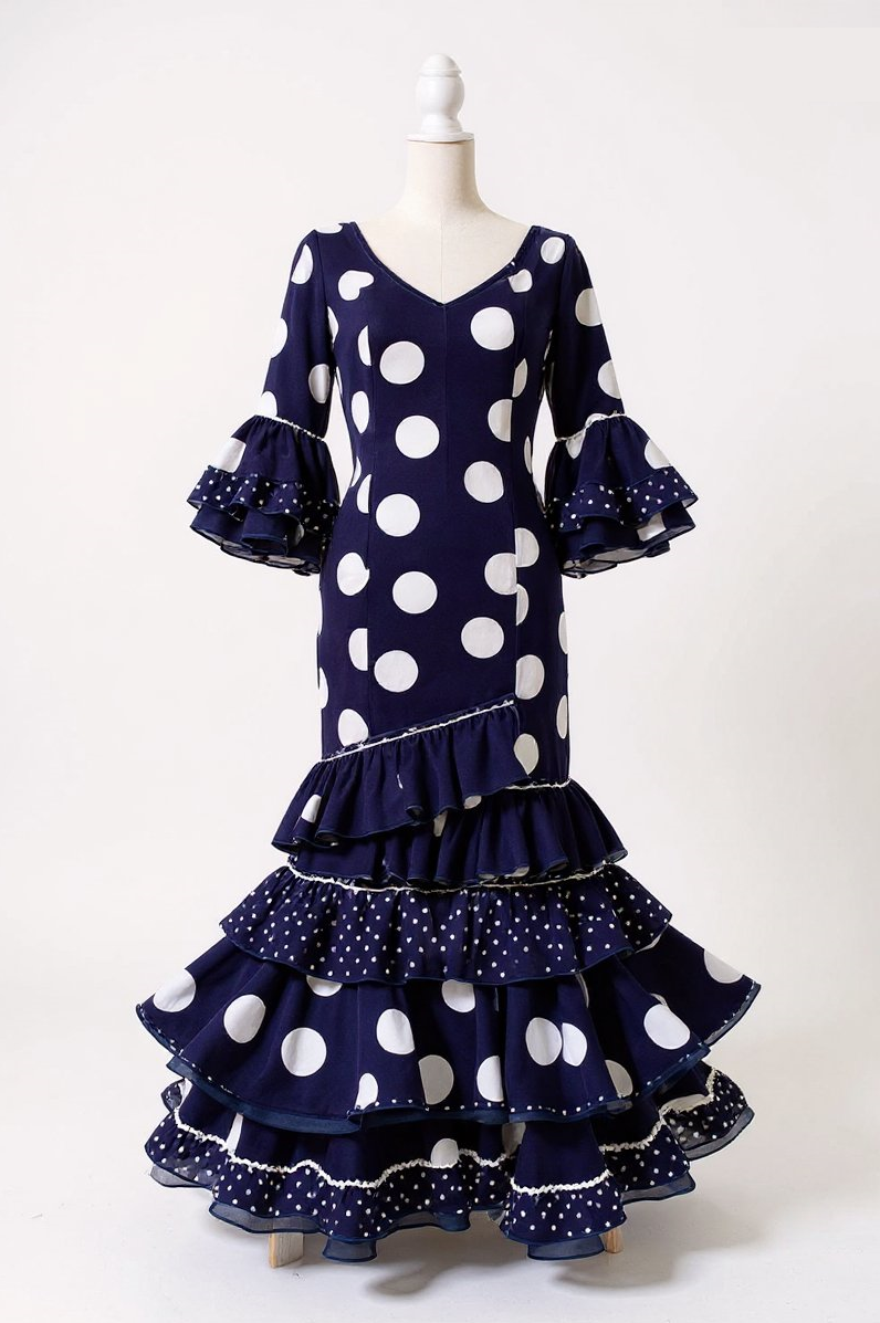 Vestido Bárbara lunares